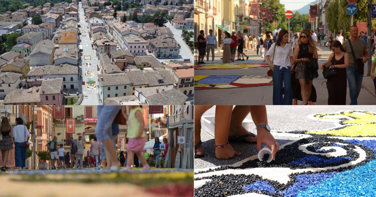 Castelraimondo Infiorata 2022 Tutto Pronto Per La Processione Gran