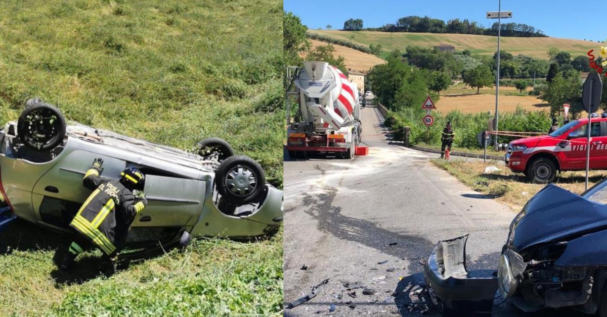 Doppio Incidente Nel Pomeriggio Una Donna Soccorsa In Eliambulanza