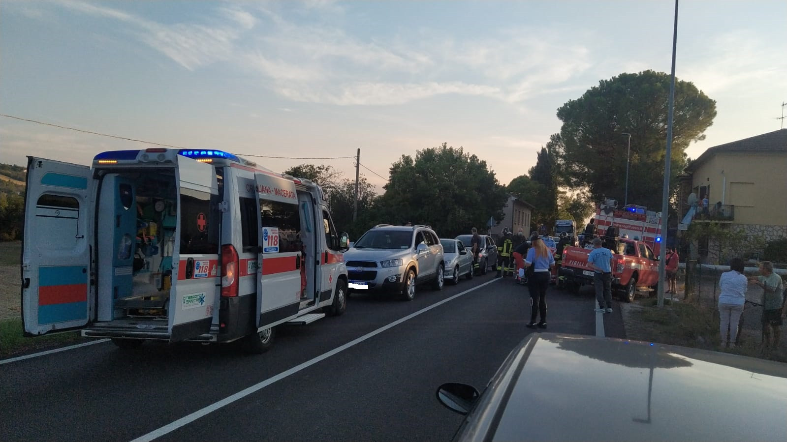 Tamponamento Tra Tre Auto A Villa Potenza Disagi Al Traffico Una Donna Soccorsa Dal Foto