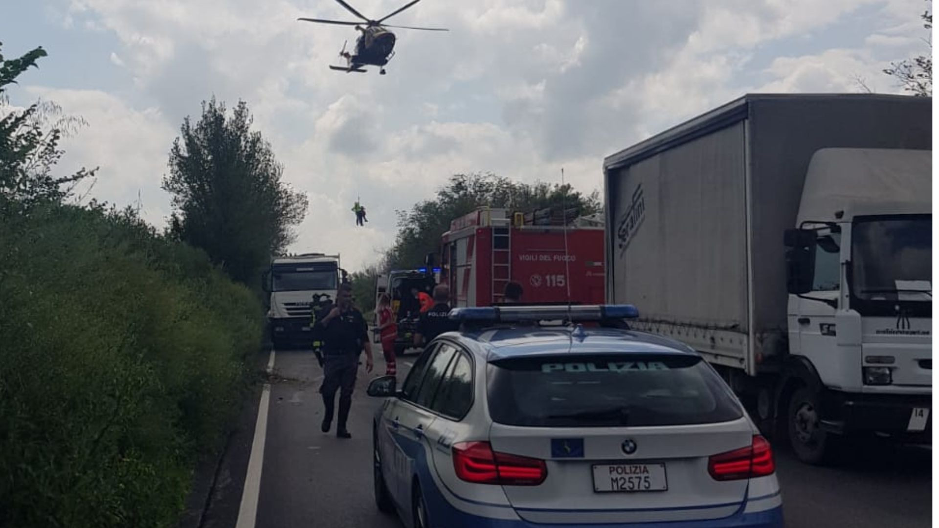 Macerata, Scontro Tra Auto E Camion Lungo La Provinciale: Donna ...