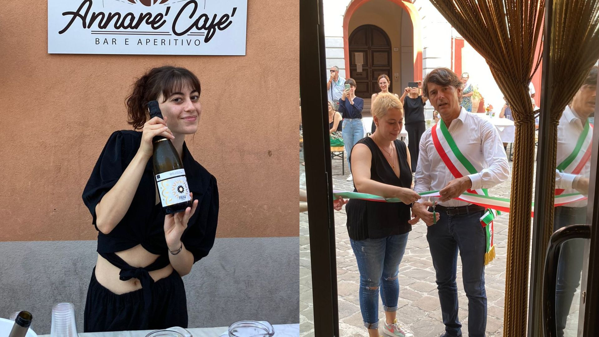 Ad Appignano riapre il bar in piazza: taglio del nastro per Annarè Cafè ...