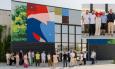 Civitanova, un murales per raccontare 10 anni di coworking: la nuova opera di Giulio Vesprini