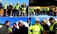 Caschetto e pettorina, Salvini visita il ponte di Piediripa: “Soldi ben spesi” (VIDEO e PHOTOGALLERY)