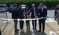 A Visso inaugurato il nuovo hub della mobilità sostenibile: 84 posti auto, ricariche elettriche e bike sharing