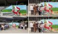 San Severino, l'Articolo 9 della Costituzione prende vita a scuola: nuovo murale al Tacchi Venturi
