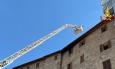 Incendio al tetto del convento di San Lorenzo: evacuate religiose