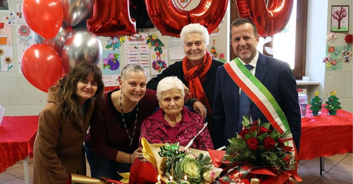 Pollenza festeggia la neocentenaria Fulvia Colotti - Picchio News