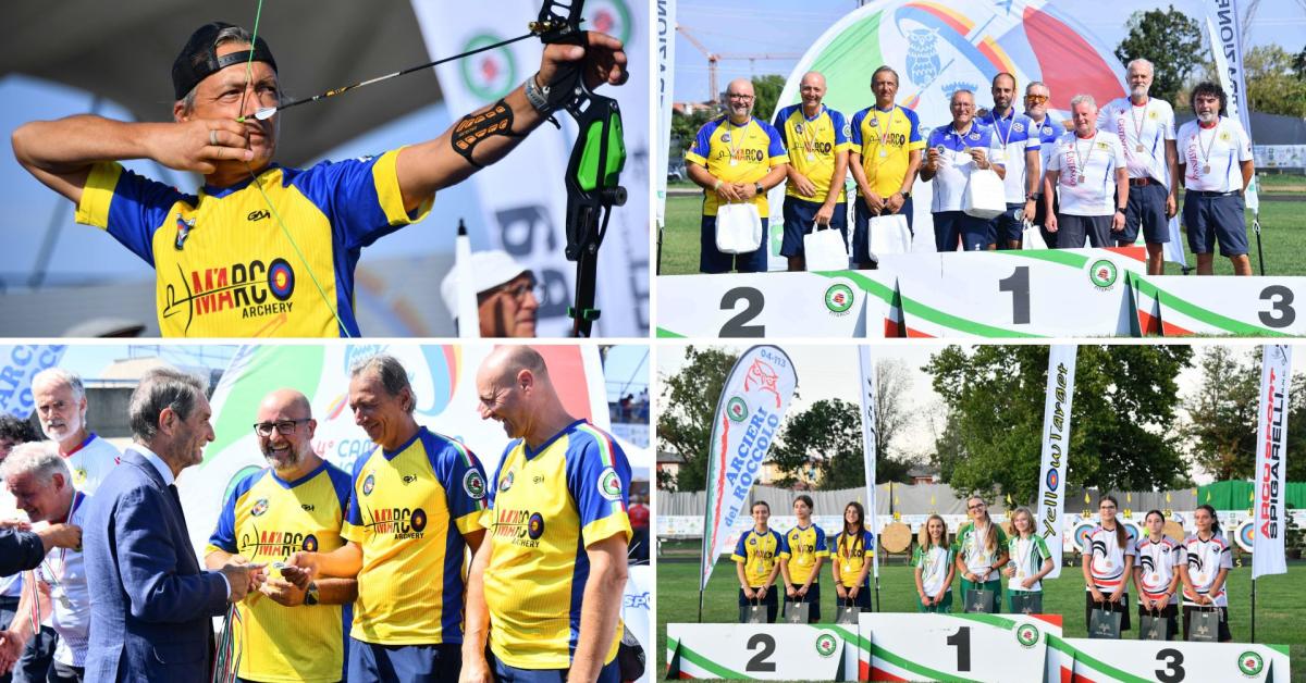 Photo: picchionews.it Arcieri del Medio Chienti Win Gold and Three Silvers at Italian Archery Championships
