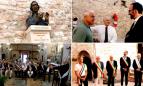 Caldarola, inaugurato a Pievefavera il busto bronzeo di Varino Favorino