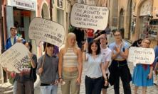 Macerata, flash mob degli studenti del Cantalamessa: "La Giunta dedichi una via a Jacovitti"