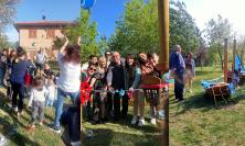Castelraimondo, inaugurati oggi i nuovi giochi dell'asilo nido comunale F. Bartolini