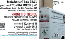Civitanova, "Progetto Tiroide": ecografie tiroidee gratuite in piazza XX settembre. Ecco come prenotarsi
