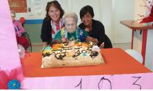 Urbisaglia, 103 anni e non sentirli: festa per la "super nonna" Guida Tiberi