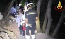 San Severino, col buio smarriscono il sentiero: famiglia soccorsa dai vigili del fuoco