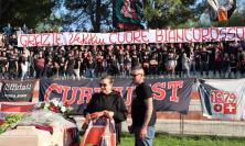 "Grazie Vekkiu cuore biancorosso": l'ultimo saluto di Macerata a Stefano Tognetti (FOTO e VIDEO)