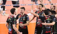 La Lube domina il campo  e serve la vittoria perfetta: 3-0 su Verona all'Eurosuole