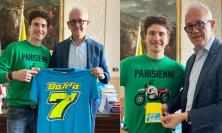 Civitanova, il sindaco Ciarapica entra nel fan club di Lorenzo Baldassarri: "Orgoglio delle Marche"