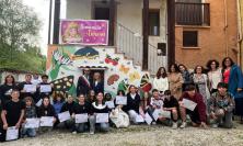 Matelica, inaugurato a Braccano un nuovo murale realizzato in collaborazione con l’Istituto Comprensivo Mattei