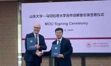 Missione in Cina per UniMC: intesa con la Shandong University su ricerca e didattica