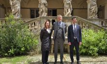 Il ministro Giuli in visita a Villa Buonaccorsi: "Al via i lavori entro l’anno"