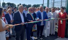 Chiesanuova inaugura il campo sportivo rinnovato: dedicato alla memoria di don Guido Bibini