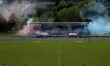 Scontri al "Maurelli" durante Sarnano–Caldarola: scatta il Daspo per quattro tifosi