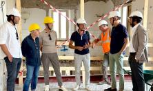 Tour nei cantieri: il sindaco Ciarapica all'ex Liceo Classico di Civitanova Alta