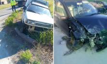 Chiesanuova di Treia, auto sbanda e travolge un Fiorino: 87enne in ospedale dopo lo schianto