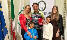“Da Camerino a Capo Nord in bicicletta”: il Consiglio regionale premia l’impresa di Tonino Pieroni