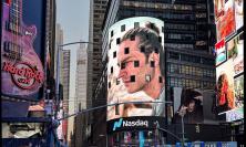 Le Marche protagoniste a Times Square: dalla torre Nasdaq la nuova campagna video con Tamberi