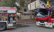 Macerata, incendio in via Volturno: i vigili del fuoco salvano una donna e i suoi tre gatti