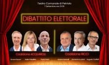 Petriolo, la politica va a teatro: dibattito pubblico tra la coalizione di Ricci e la coalizione di Acquaroli