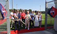 Taglio del nastro a San Liberato: inaugurato il nuovo campo in sintetico