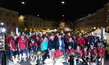 Serata magica in piazza: la Settempeda si presenta alla città durante lo “Street food”
