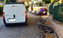 San Severino, grave incidente in bici: 25enne soccorso in eliambulanza (FOTO)