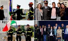 Ancona, l'ex comandante di Macerata Patrizietti saluta i Vigili del Fuoco dopo 35 anni di servizio (FOTO e VIDEO)