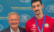 Un vice campione del mondo in visita alla Fisiomed