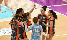 Volley, lo scontro salvezza sorride alla Cbf Balducci Macerata: la Omag-Mt San Giovanni in Marignano finisce  ko Volley, lo scontro salvezza sorride alla Cbf Balducci Macerata: la Omag-Mt San Giovanni in Marignano finisce  ko