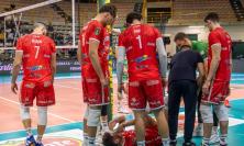 Pallavolo Banca Macerata-Fisiomed, infortunio per Marco Novello: gli esami escludono fratture