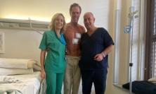 Il ciclista Cipollini dimesso dall'ospedale delle Marche con un defibrillatore sottocutaneo