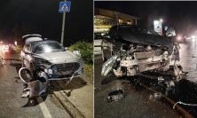 Ripe San Ginesio, schianto tra due auto lungo la provinciale