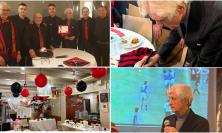 Il "ragazzo d'oro" a Porto Potenza: Gianni Rivera emoziona i soci del Milan Club Castelfidardo