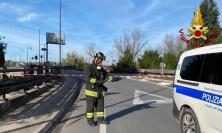 Danno alla condotta del gas, isolato ponte a Villa Potenza e chiusa la Provinciale 77