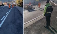 San Severino, sicurezza stradale potenziata al "Divini": al via il rifacimento della segnaletica orizzontale