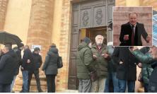 Santa Croce gremita per l’ultimo saluto ad Alberto Prenna, leggenda della Maceratese