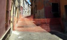 Tolentino, demolizione edificio:  stop al traffico in via Montecavallo. Come cambia la viabilità
