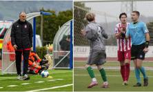 Maceratese, Lauro: "Cuore e voglia ma serve equilibrio", Moviola: rigore inesistente, dubbi sul gol annullato (VIDEO)