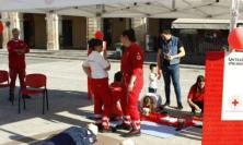 San Severino, in piazza le Olimpiadi di primo soccorso