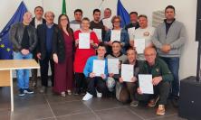 Undici nuovi professionisti del verde: concluso il corso a San Severino