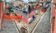 Civitanova Alta, via Corridoni cambia volto: marciapiedi in pietra e stop alle barriere architettoniche
